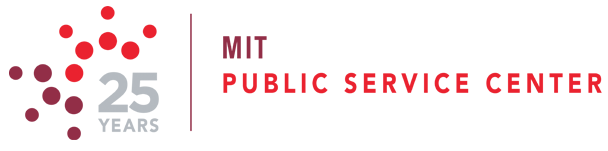 MIT Public Service Center - 25 Years logo
